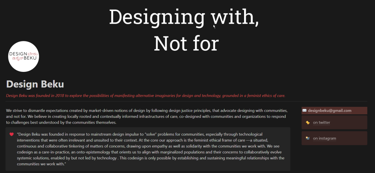 Design Beku Website