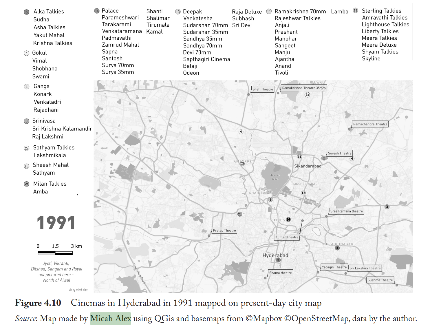Illustrations and maps for of "Film City Urbanism in India"